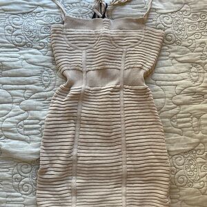 NWT Beige Bandage Dress Maniere De Voir